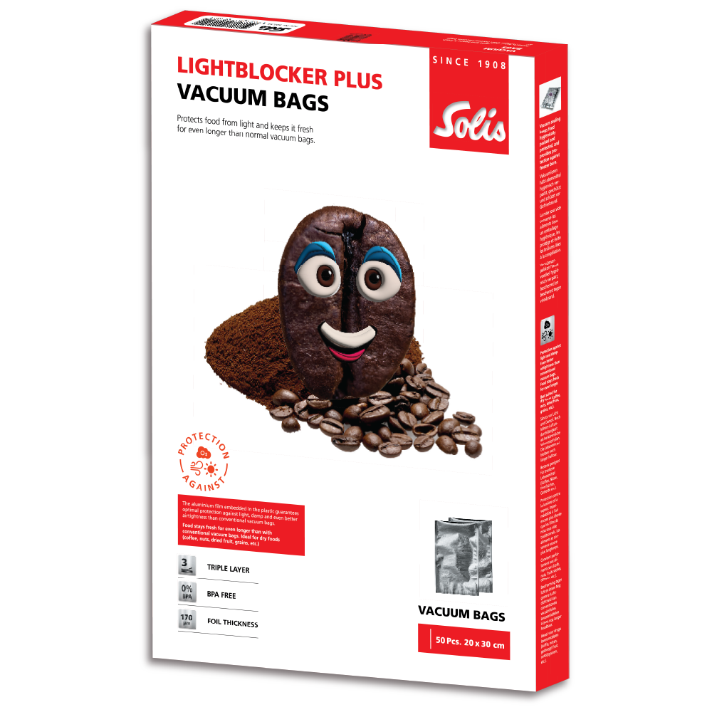 Solis Vakuumbeutel Lightblocker Plus - 20 x 30 cm (50 Stück)