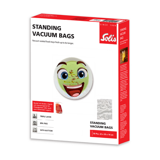 Solis Standing Vakuumbeutel - 22 x 35 x 14 cm (50 Stück)