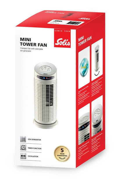 Solis Tower Fan Blanc