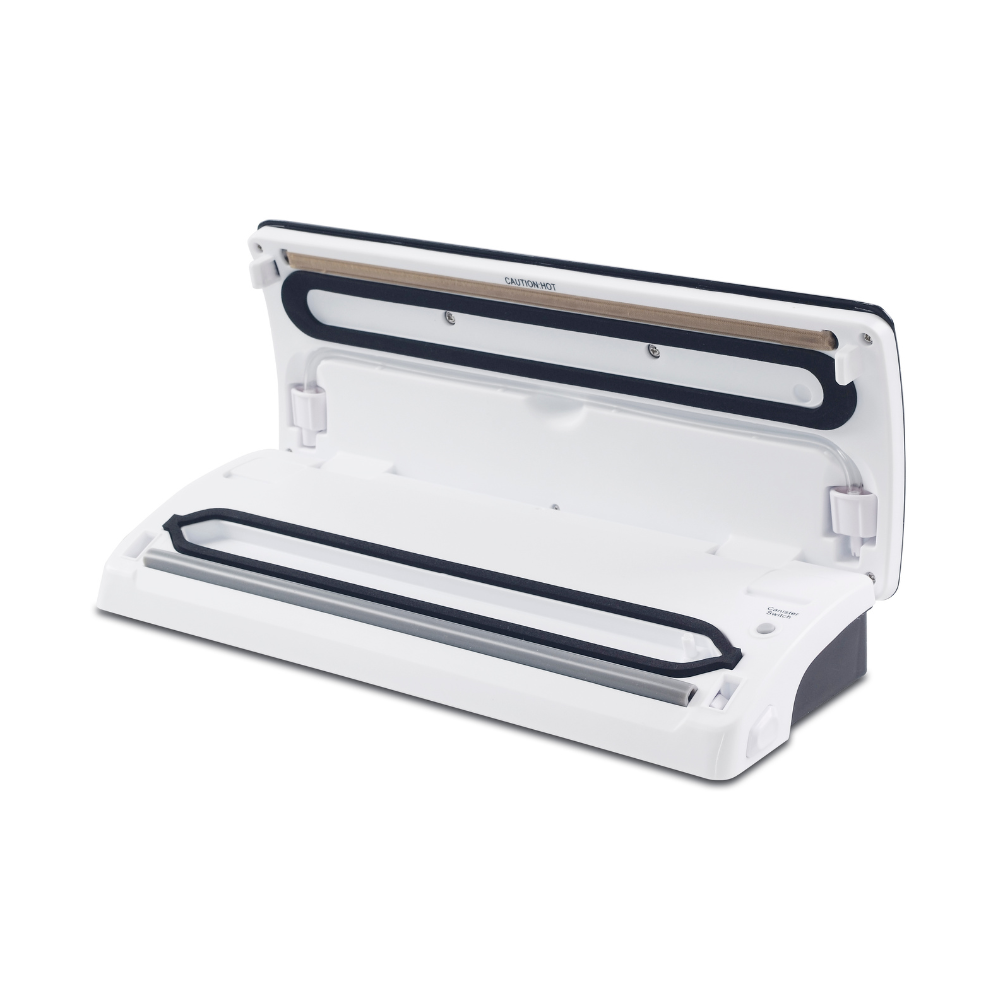 Geöffnete Ansicht des Solis EasyVac Pro mit Schweißkammer und Dichtung