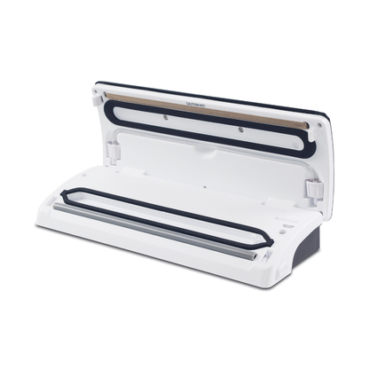 Geöffnete Ansicht des Solis EasyVac Pro mit Schweißkammer und Dichtung