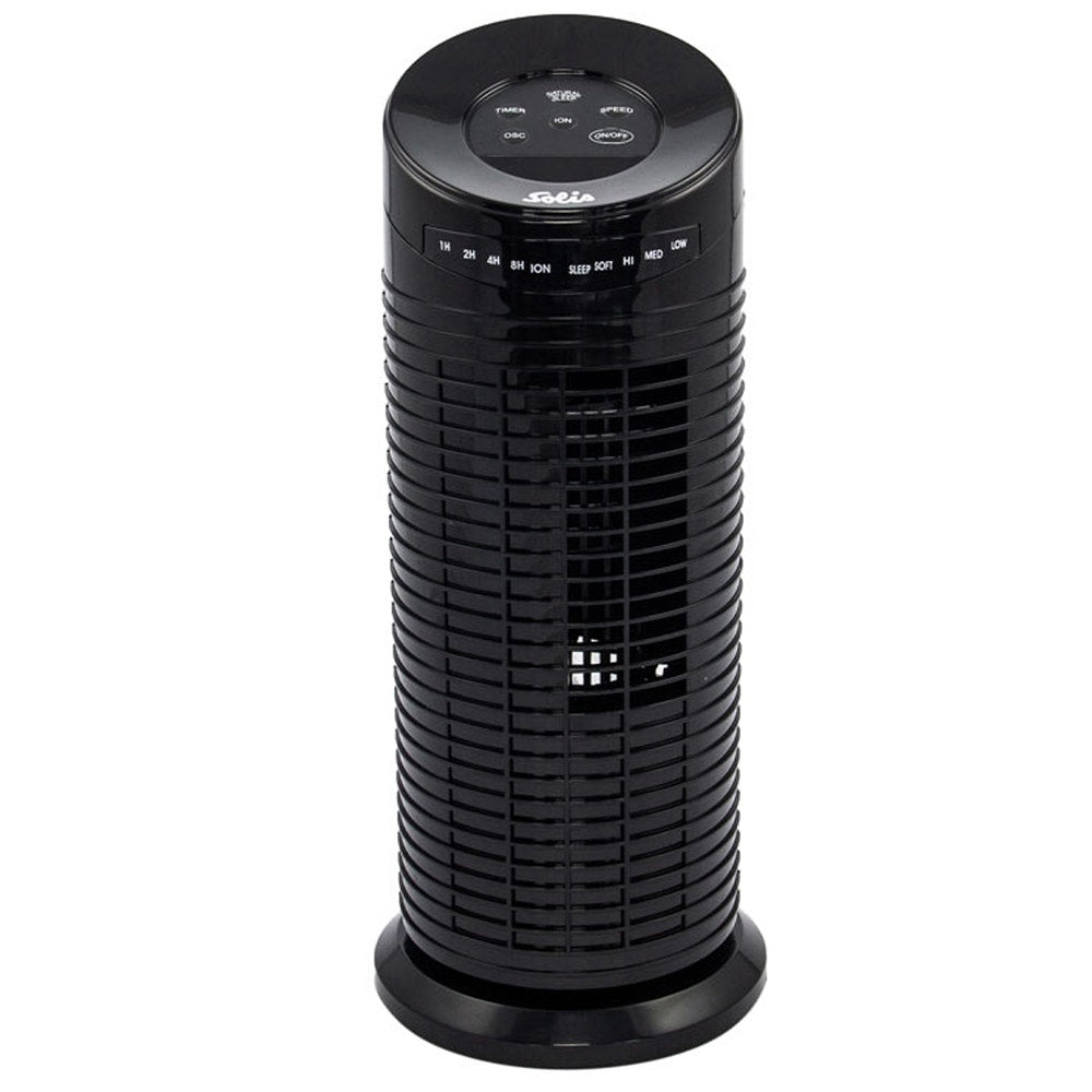 Solis Tower Fan, schwarz